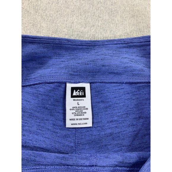 REI 3/4 Length Running Training Compression Pants Tights (Women's Large) Blue - Picture 3 of 12